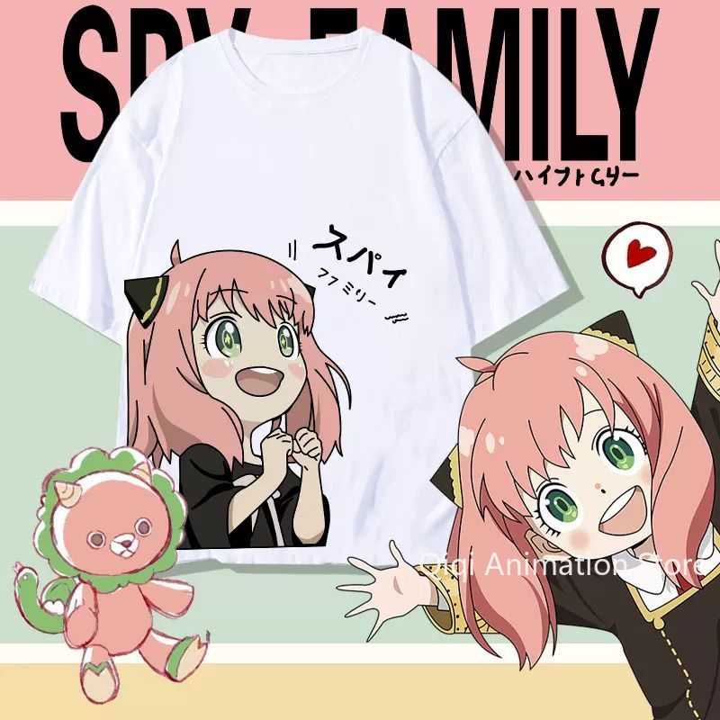 Men'S Accessories For Christmas - SPY×FAMILY Anime Anya Forger 주변기기 반팔