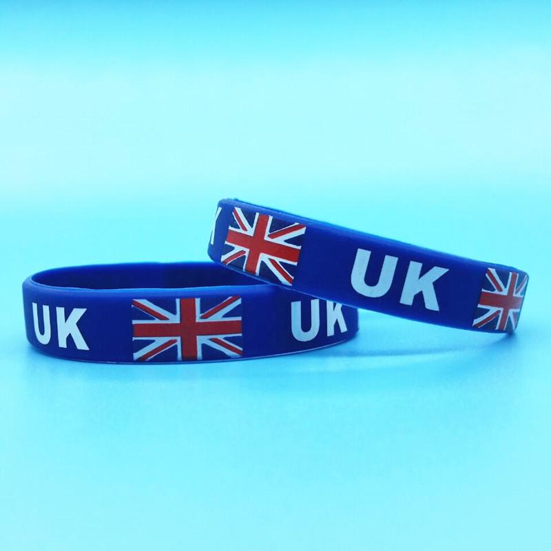Men'S Accessories Uk - 2pcs 영국 영국 플래그 팔찌 스포츠
