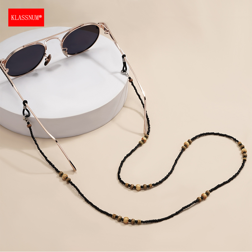 KLASSNUM 빈티지 안경 끈 남성 여성 라운드 우드 - Men'S Accessories Drop Shipping 리뷰 및 가격