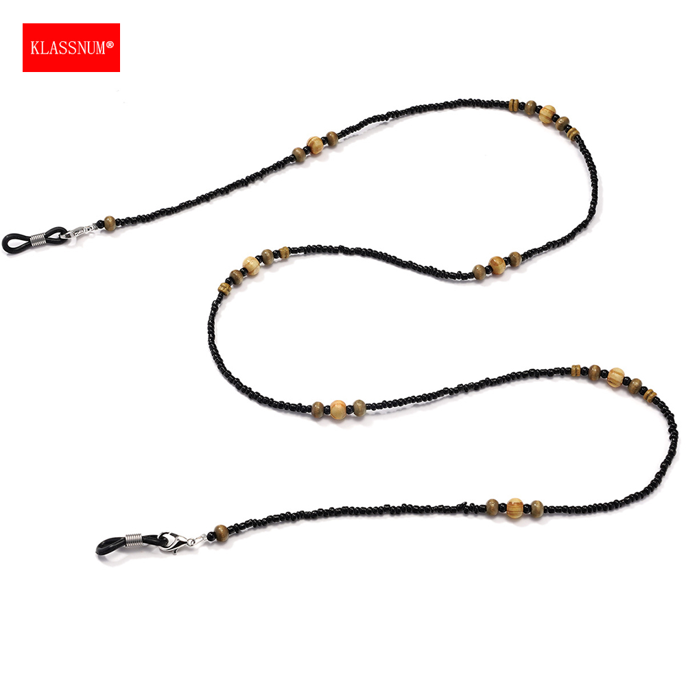 KLASSNUM 빈티지 안경 끈 남성 여성 라운드 우드 - Men'S Accessories Drop Shipping 리뷰 및 가격