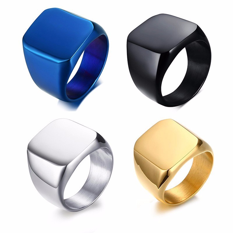 Vnox 남성용 무료 맞춤 스탬프 반지 18mm 스테인 - Signet Ring Men 리뷰 및 가격