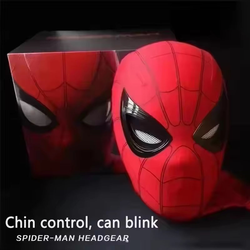 눈을 움직일 수 있는 스파이더맨 헤드기어 멋진 코스프레 - Men'S Accessories Display 리뷰 및 가격