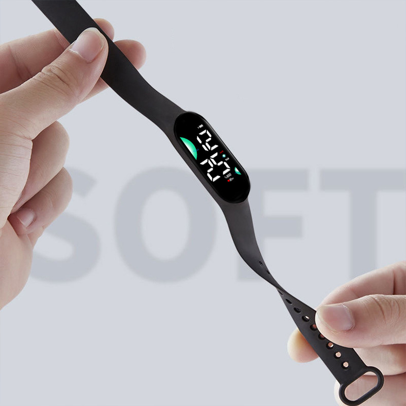 LED 방수 어린이 시계, 터치 컨트롤 LED 디스플레 - Men'S Accessories Display 리뷰 및 가격