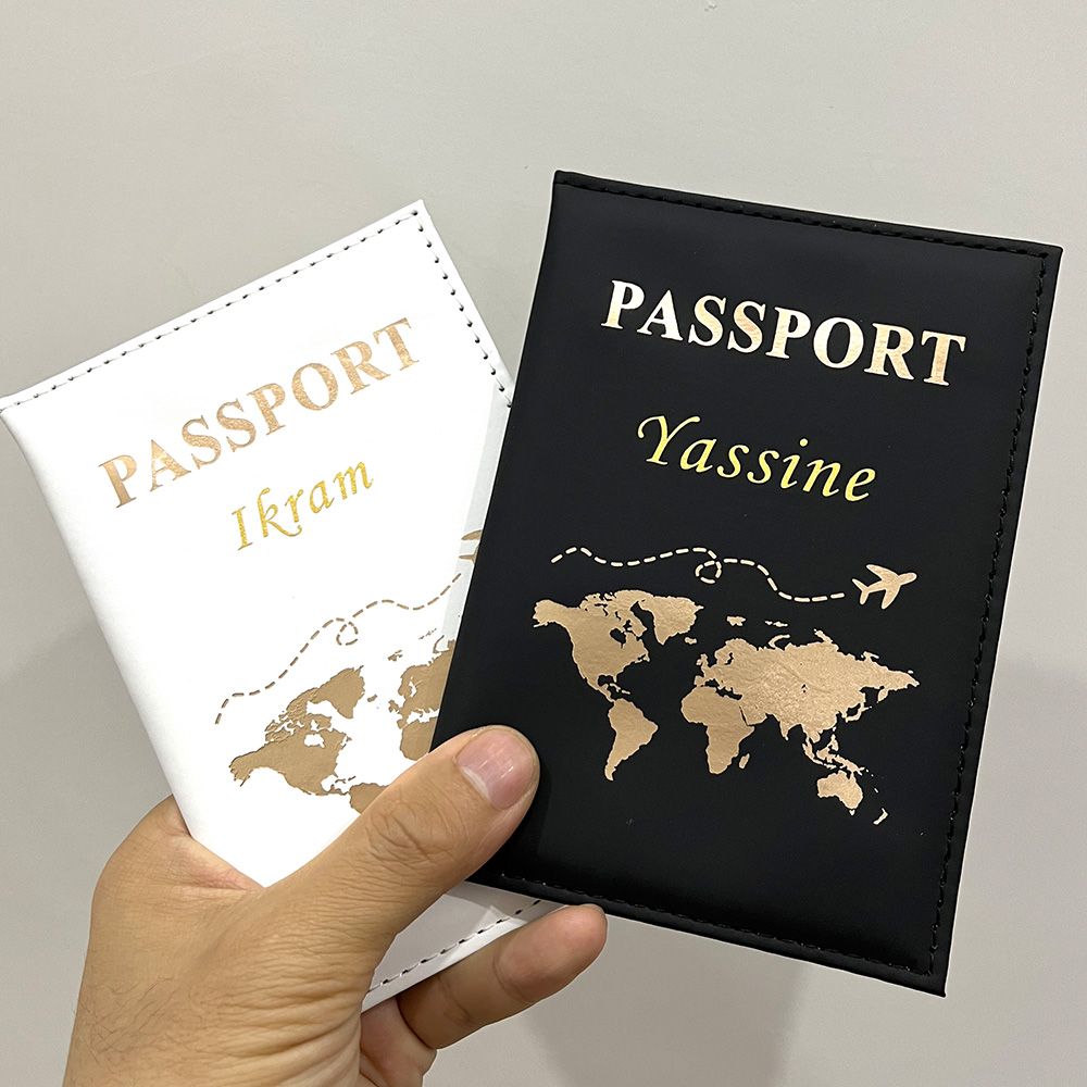 새로운 귀여운 맞춤형 여권 커버 비행기 여성 남성 PU - Men'S Accessories Drop Shipping 리뷰 및 가격
