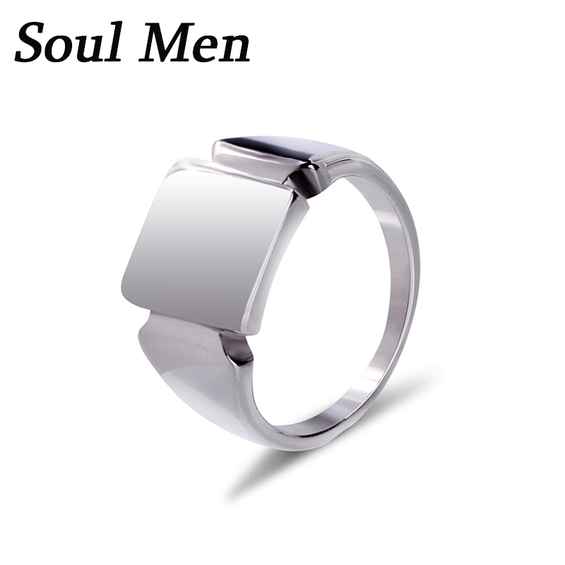 Soul 남성용 티타늄 강철 반지, 남성용 시그넷 너비 - Signet Ring Men 리뷰 및 가격