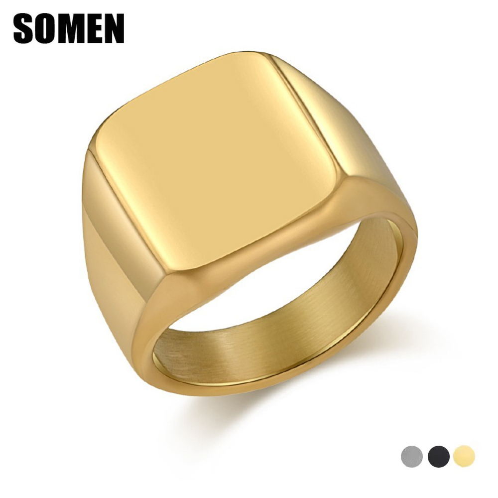 남성용 소멘 시그넷 스퀘어 텅스텐 카바이드 반지, 부드 - Signet Ring Men 리뷰 및 가격