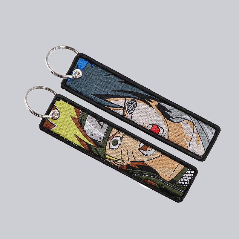 애니메이션 나루토 자수 열쇠고리 멋진 키 태그 여성용  - Men Accessories Sale 리뷰 및 가격