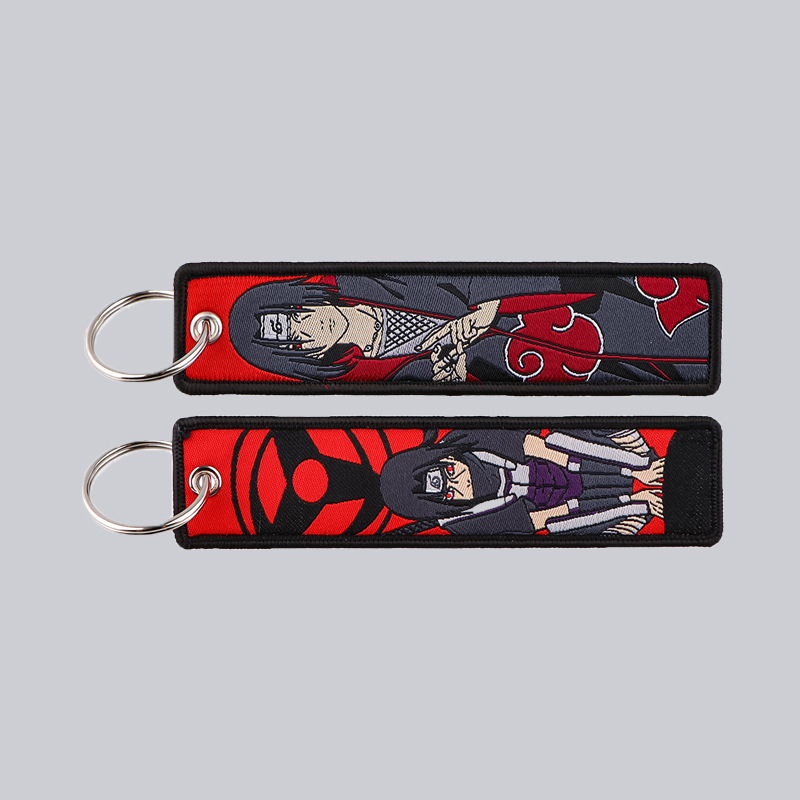 애니메이션 나루토 자수 열쇠고리 멋진 키 태그 여성용  - Men Accessories Sale 리뷰 및 가격