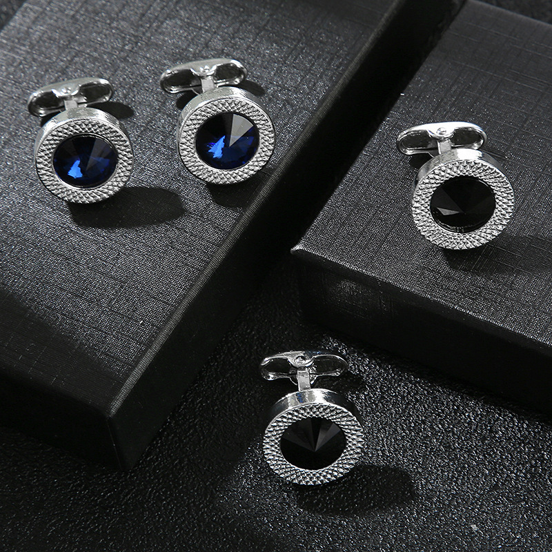 남자를위한 뜨거운 판매 커프스 단추 블루 다이아몬드 커 - Men Accessories Sale 리뷰 및 가격