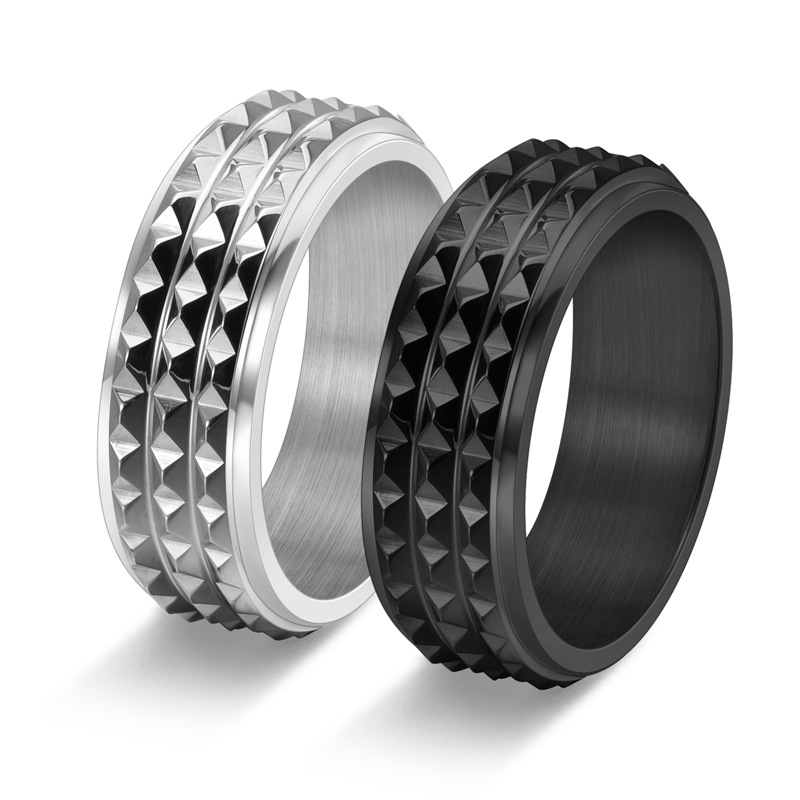 이집트 피라미드 피젯 스피너 남성용 반지, 스테인레스  - Men'S Accessories Jewelry Egypt 리뷰 및 가격
