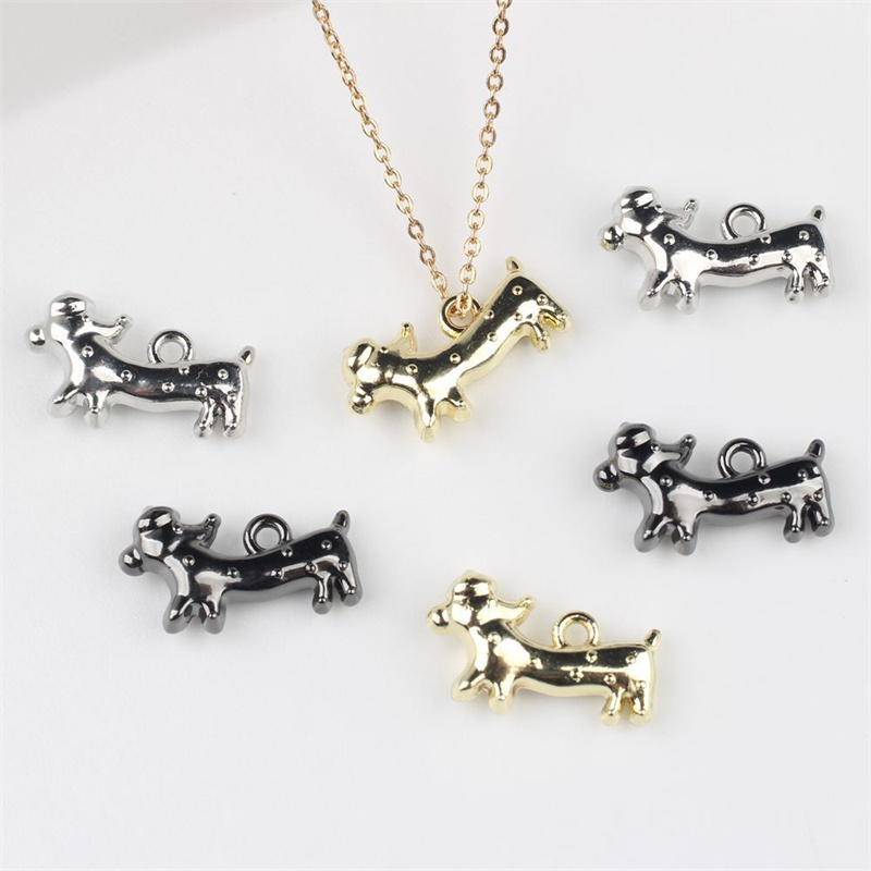 최신 100개/묶음 컬러 프린트 동물 만화 닥스훈트 모 - Men Accessories Locket 리뷰 및 가격