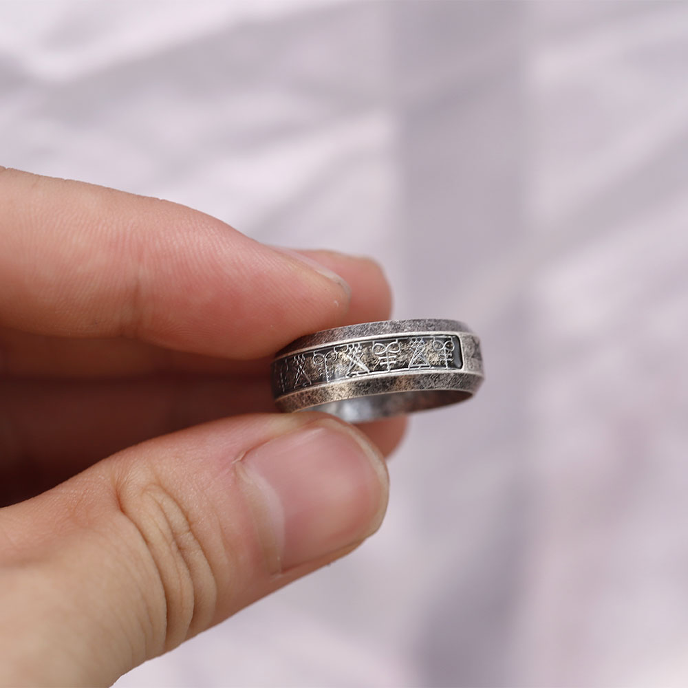 2024 신상 빈티지 반지 루시퍼 사탄 인장 반지 남성 - Signet Ring Men 리뷰 및 가격
